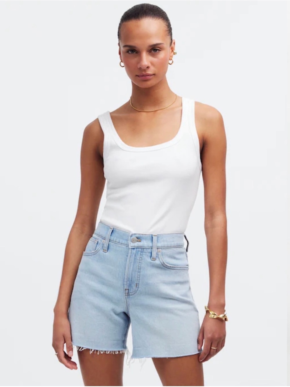 Madewell Perfect Vintage Mid Length Shorts